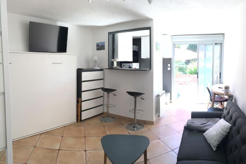 Cap Agde Studio-Cabine Jardin Clos, Port Et Plage Eksteriør bilde